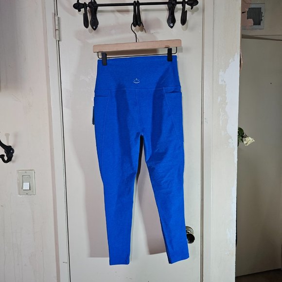 🏷️NWT Beyond Yoga Spacedye Out of Pocket High-Waist Midi Leggings In Azure Blue - Picture 8 of 15